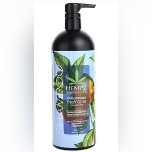 Hempz Fresh Citrus Herbal Shampoo for dry/damaged hair 33.8 oz BNIB